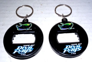 Tampa Bay Devil Rays Llavero/Abridor de Botellas (Metal) Lote de 2 - De Colección - Nuevo - Imagen 1 de 4
