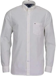 BNWT TOMMY HILFIGER White Shirt Fil A Fil Whisper Casual BRAND NEW - Picture 1 of 3