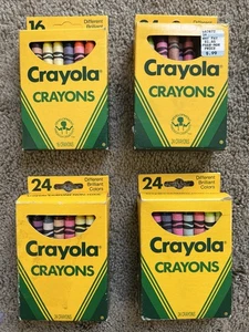 78 Vintage & Retired Crayola Buntstifte Lot und 4 Boxen von 1988 & 1990 - NEU & GEBRAUCHT - Bild 1 von 6