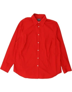 CHAPS Womens Classics Shirt UK 18 XL Red Cotton AL11 - Picture 1 of 3