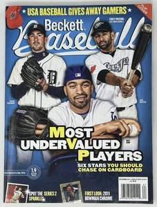 Beckett Baseball September 2011 Roy Halladay, Verlander, Bautista, Kemp Cover  - Bild 1 von 3