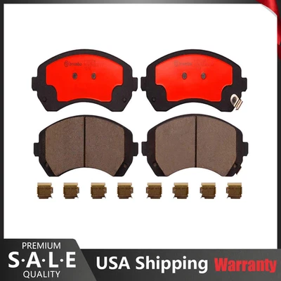 Juego de pastillas de freno delanteras Brembo de cerámica ranuradas para Chevy Buick Pontiac Oldsmobile Foto 1 de 3