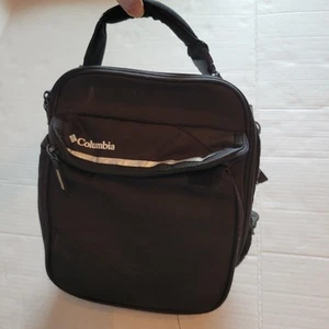 Columbia Thermo Brotzeittasche Kühlbox erweiterbar Reisetasche Reißverschluss schwarz - Bild 1 von 11