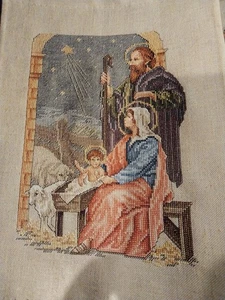 Weihnachtskrippe religiös Jesus Feiertag OOP Kreuzstich Magazin MUSTER (W) - Bild 1 von 1