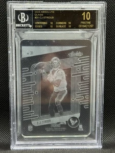CJ STROUD 2024 VIDRIO ABSOLUTO BGS 10 ETIQUETA NEGRA PRÍSTINA - Imagen 1 de 2