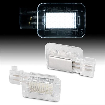 2 шт светодиодных светильников SMD Courtesy белые для Volvo S60 V60 2010-2018 XC60 2009-2013 - Изображение 1 из 4