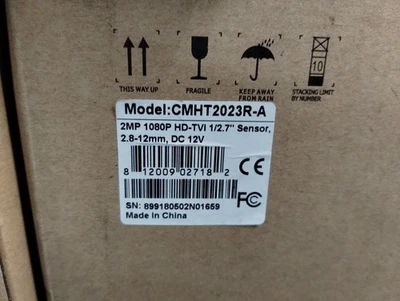 NEW LTS CMHT2023R-A 2.1MP 2.8-12MM 1920x1080P HD-TVI DOME SECURITY CCTV CAMERA - Image 1 of 4