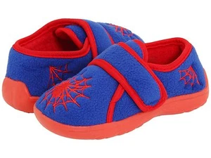 Zapatillas azules y rojas para niños pequeños con divertidas telarañas para niños pequeños talla 5 - Imagen 1 de 5