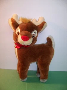 VINTAGE APPLAUS - RUDOLPH DIE ROTE NASE - RENTIER - PLÜSCHTIER 10" EX. - Bild 1 von 4