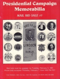 The Presidential Memorabilia Collection Auction Catalog February 1991 031318nonr - Picture 1 of 1