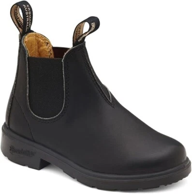 Blundstone Z18112* Kids Black Leather Blunnies Pull-On Chelsea Boot Size US 4 M - Image 1 of 4