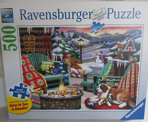 Ravensburger Puzzle Apres Ski All Day Large Format 500 Pcs Nancy Wernerbach