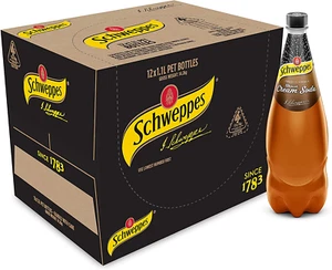 Schweppes Brown Creaming Soda, 12 X 1.1L - Picture 1 of 12
