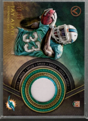 A6736- 2015 Topps Valor Patches Speed #VPJA Jay Ajayi Patch /99 ( ROOKIE CARD) - Image 1 of 2