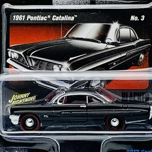 JOHNNY LIGHTNING BLACKED OUT 1961 PONTIAC CATALINA 2017 VERSION A - No. 3 - H - Picture 1 of 5