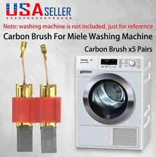 5 Pairs Motor Carbon Brush For Miele W132 W 132, W134 W 134 Washing Machine