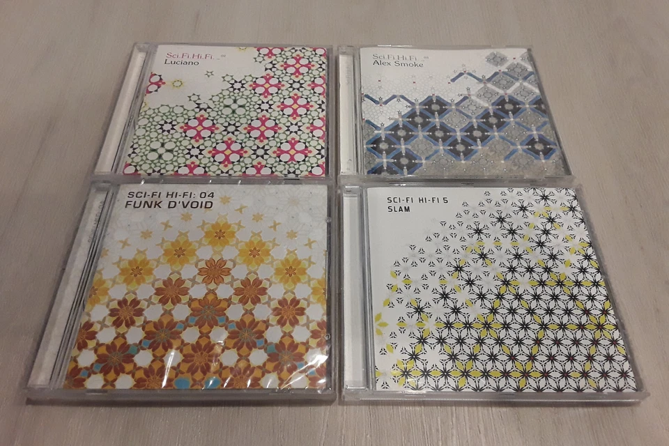 SCI-FI HI-FI (4) CD LOT: Luciano, Alex Smoke, Funk D'Void, Slam EWAN PEARSON SET — 第 1/2 张图片