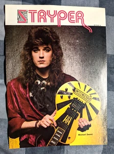 RECORTE DE PÓSTER PINUP STRYPER / MICHAEL SWEET / BON JOVI / REVISTA PÁGINA COMPLETA - Imagen 1 de 2