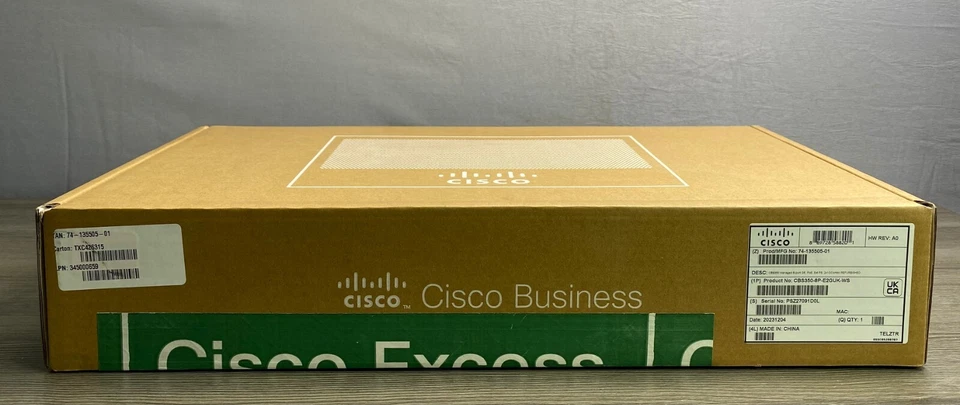 Cisco Refresh CBS350-8P-E-2G 8 Port  PoE+ Smart Eligible Switch-Fast Shipping - Image 1 of 3