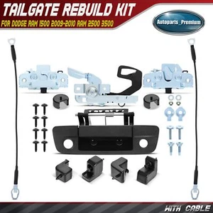 Tailgate Hardware Rebuild Kit w/Cable for Dodge Ram 1500 2009-2010 Ram 2500 3500 - Picture 1 of 11