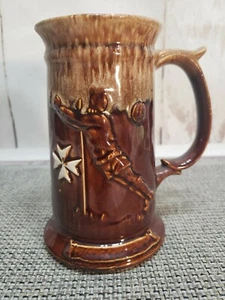 Peter The Potter The Footballer Glaze Pottery Ceramic Coffee Mug Rabat Italia - Picture 1 of 11
