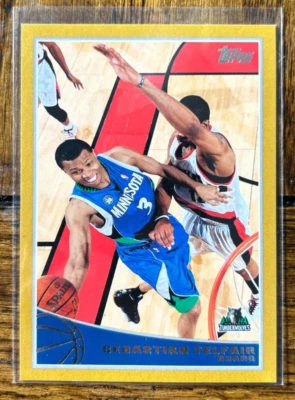2009-10 Topps Gold /2009 Parallel #170 Sebastian Telfair Minnesota Timberwolves - Image 1 of 2