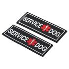 2PCS Polyester 3D Rubber Patches Hook  Puppy Service Dog Patch