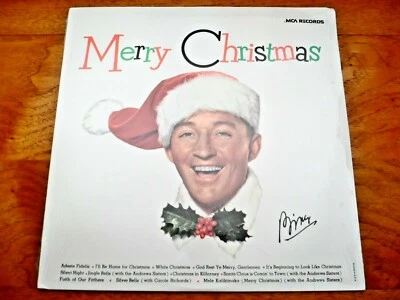 Bing Crosby ‎♫ Merry Christmas ♫ Rare MCA Records Vinyl LP Sealed 🎅 - Image 1 of 2