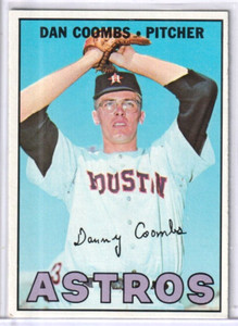  Dan Coombs Houston Astros 1967 Topps Baseball Card #464 (SET BREAK) (A)