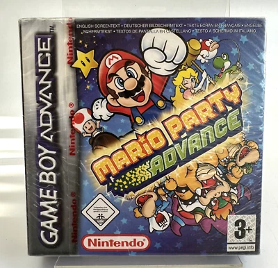 GBA Mario Party Advance, New And Nintendo Factory Sealed - **Flaw** - Image 1 of 4