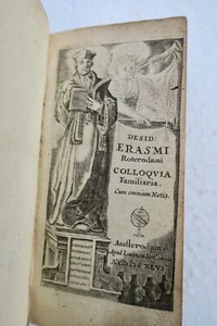 Erasme Erasmi roterodami colloquia familiaria 1646 MINI - Imagen 1 de 6