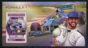 MOZAMBIQUE 2018 FORMULA  I  SOUVENIR  SHEET MINT NH - Picture 1 of 1