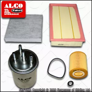 SERVICE KIT for JAGUAR XF 3.0 D DIESEL ALCO OIL AIR FUEL CABIN FILTERS 2009-2015 - Picture 1 of 16