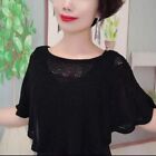 Shawl Scarf Knitted Women Sun-proof Silk Cool Knit Acces Hood  Open Shawl Ice