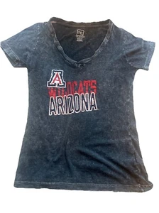 Damen University of Arizona Wildcats Proedge V-Ausschnitt T-Shirt grau Größe Medium - Bild 1 von 12