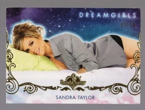SANDRA TAYLOR 2017 BENCHWARMER DREAMGIRLS PREMIUM BASE GOLD FOIL #02/20 PLAYBOY - Picture 1 of 2