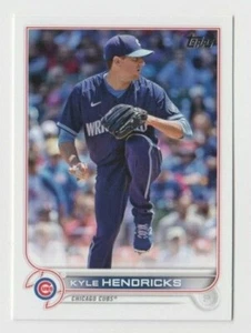 (10) LOTTO CARTE BASE KYLE HENDRICKS 2022 TOPPS SERIE 1 #168 CHICAGO CUBS - Foto 1 di 1