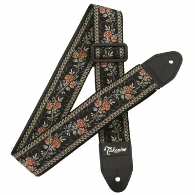 Pulseira de guitarra oficial "TAKAMINE" (FEITA NO JAPÃO) TGS-6 BL / Do Japão - Imagem 1 de 4