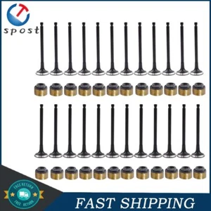 Intake Exhaust Valve Kit & Valve Stem seals for Hyundai Kia 2.5L 2.7L - Picture 1 of 9