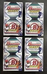🔥  4 x 2022 Bowman Draft ASIA Edition Baseball FACTORY SEALED Box - Picture 1 of 3