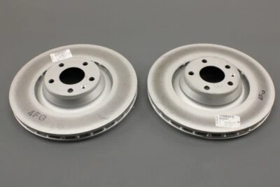 Genuine Audi A6 / A6 Allroad C6 05-11 347mm front brake discs (x2) 4F0615301G - Image 1 of 3