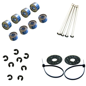 Bearings Carbon fiber Mount Repair Kit Shaft Circlips For Parrot Ar Drone 2.0 - Picture 1 of 17