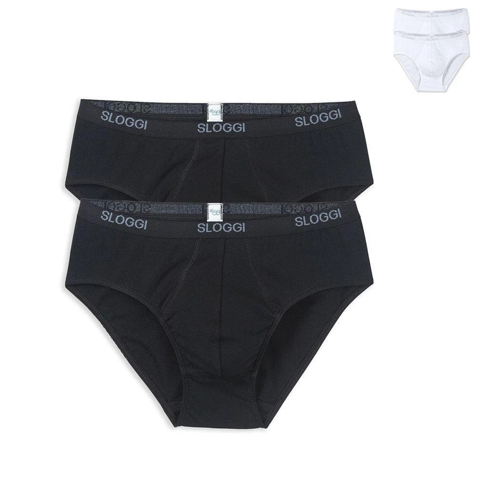 Sloggi Uomo Basic Midi Confezione da 2 Slip CS16 - Immagine 1 di 1