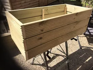 Luxury heavy duty extra large Rectangular Garden Planter - 105cm x 50cm x 38cm - Picture 1 of 4