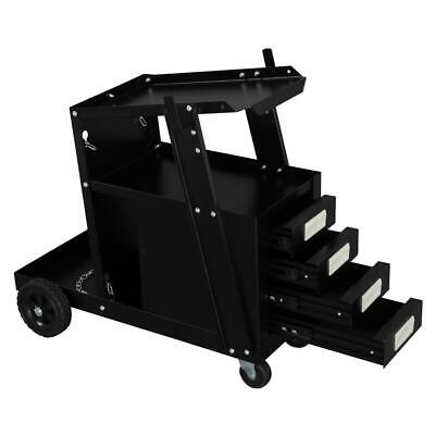 28  X 15  X 28  Welding Cart Plasma Cutting Machine With 4 Drawer Cabinet Black • 94.99$