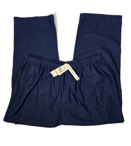 NWT Alfred Dunner elastic waist pull on women's Denim blue womens Pants Size 22W - Picture 1 of 7