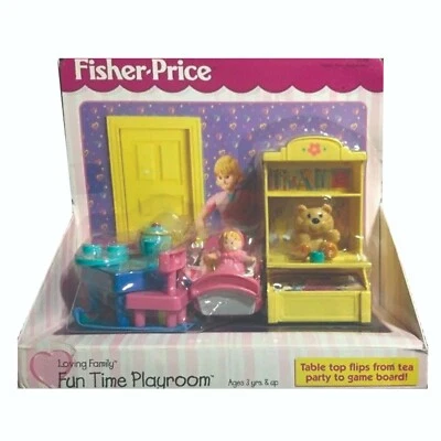 Casa de muñecas Fisher Price Loving Family Fun Time Playroom 2000 sin usar, en caja 74807 Foto 1 de 2