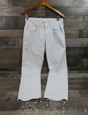 Брюки мужские Peter Millar 30x32 светло-серые EB66 Performance пять карманов Golf Tech - Изображение 1 из 4