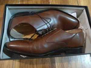 Samuel Windsor Herren Braun Brogue Leder Oxford Schuhe Größe UK 11 Originalverpackt Sehr guter Zustand - Bild 1 von 19