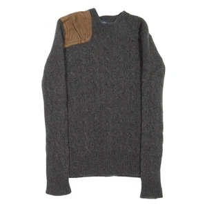 RALPH LAUREN Boys Jumper Grey Tight Knit Cashmere S - Picture 1 of 6